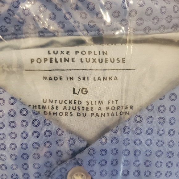 Banana Republic Luxe Poplin Untucked Slimfit - Picture 2 of 3